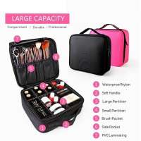 Professional Brush Holder Cosmetic Bag Makeup Artist Organizer Women Travel Make Up Cases Toiletry Bag