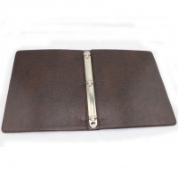 Customize High Quality Pu Leather Ring Binder / 3 Ring Binder /embossed A4 File Folder