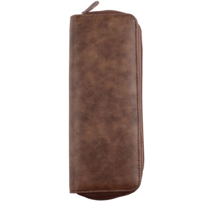 Shenzhen Factory High Quality Leather Personalized E-cigarette Bag with Zipper