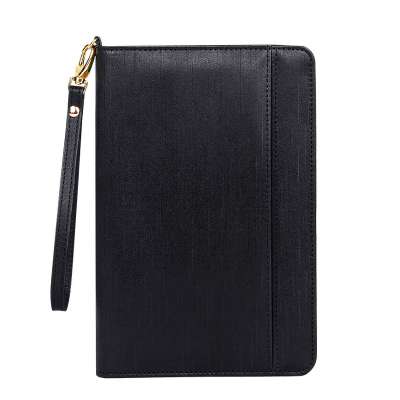 Hot Selling Custom PU Leather Men Travel Wallet Cover with power bank wallet