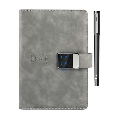 2020 New arrival Powerbank Notebook Wireless Smart APP Handwriting Notebook with Digital lock