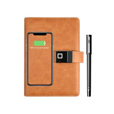 Factory Low Price Smart stylus Book Reusable hand writing notebook with wireless charger